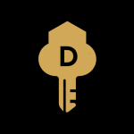 Black D Icon